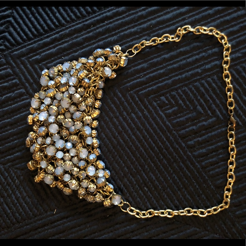 Jcrew crystal bubble necklace